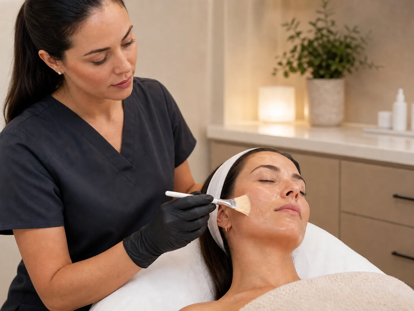 Microneedling consultation and treatment planning visual